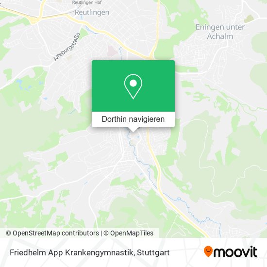 Friedhelm App Krankengymnastik Karte