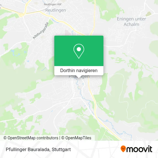 Pfullinger Bauralada Karte