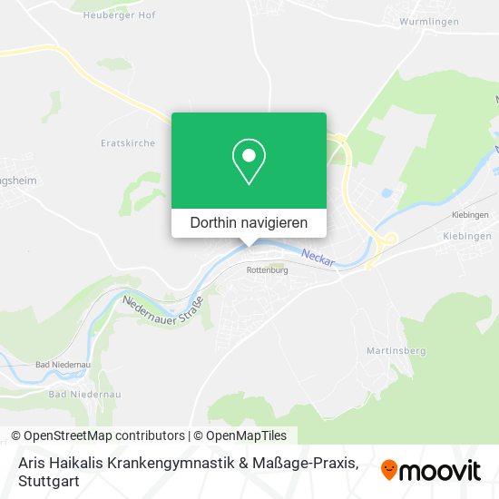 Aris Haikalis Krankengymnastik & Maßage-Praxis Karte