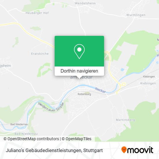 Juliano's Gebäudedienstleistungen Karte