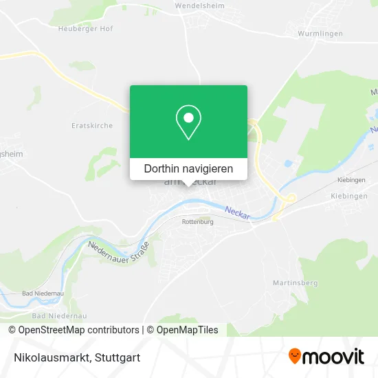 Nikolausmarkt Karte
