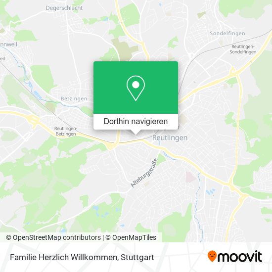 Familie Herzlich Willkommen Karte