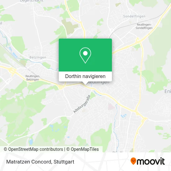 Matratzen Concord Karte