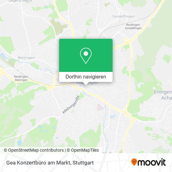Gea Konzertbüro am Markt Karte