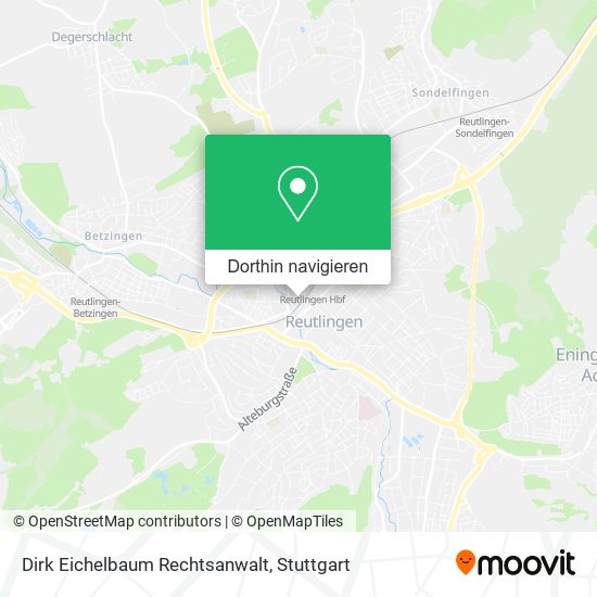 Dirk Eichelbaum Rechtsanwalt Karte