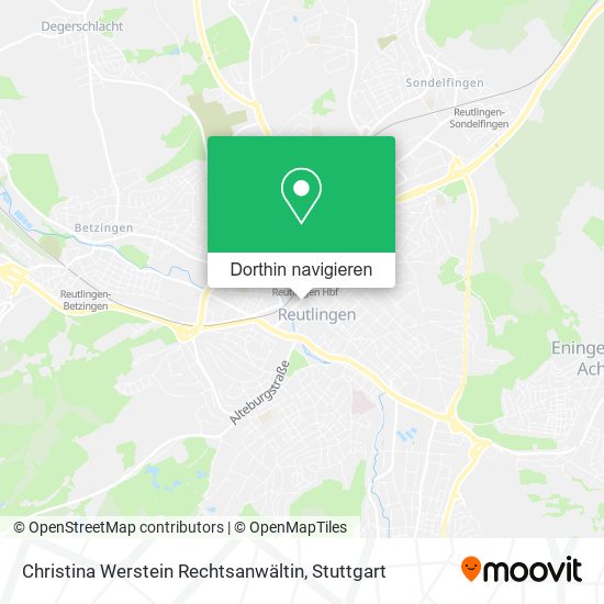 Christina Werstein Rechtsanwältin Karte