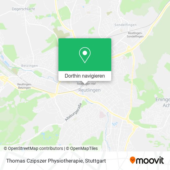 Thomas Czipszer Physiotherapie Karte