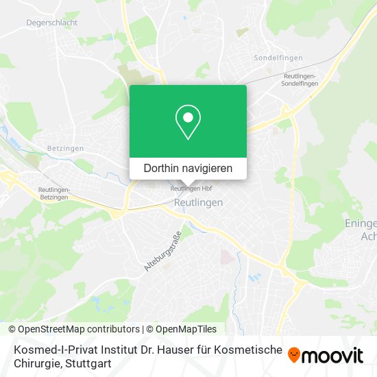 Kosmed-I-Privat Institut Dr. Hauser für Kosmetische Chirurgie Karte