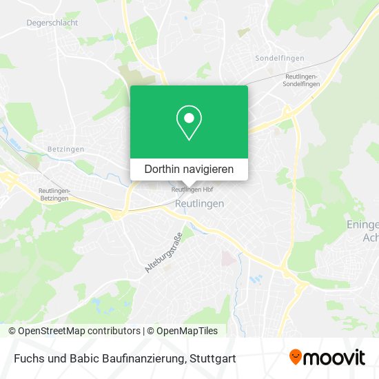 Fuchs und Babic Baufinanzierung Karte