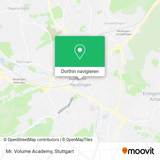 Mr. Volume Academy Karte