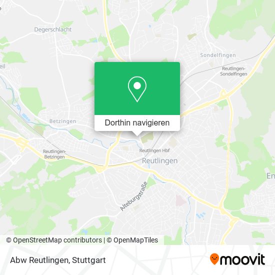 Abw Reutlingen Karte