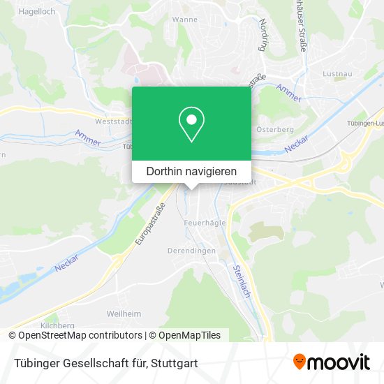 Tübinger Gesellschaft für Karte