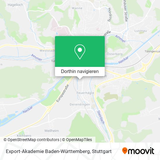 Export-Akademie Baden-Württemberg Karte