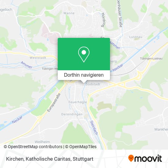 Kirchen, Katholische Caritas Karte