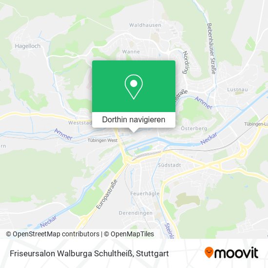 Friseursalon Walburga Schultheiß Karte
