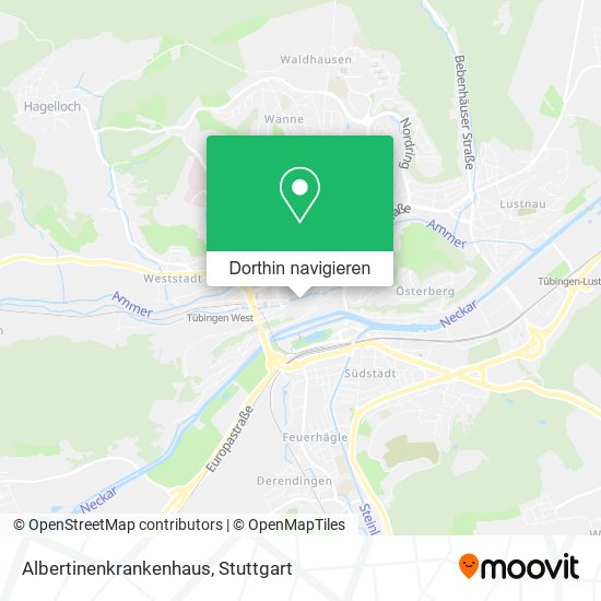 Albertinenkrankenhaus Karte