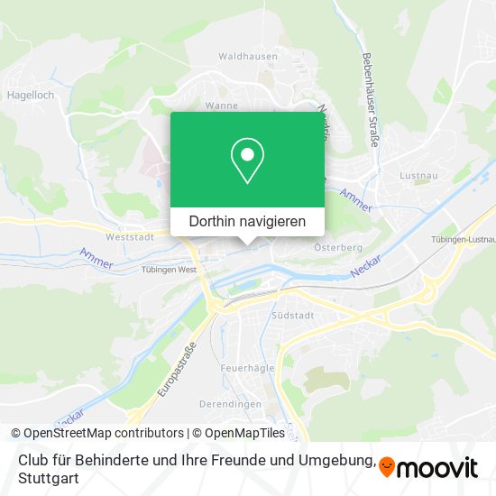 Club für Behinderte und Ihre Freunde und Umgebung Karte