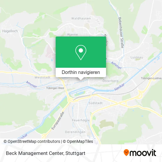 Beck Management Center Karte