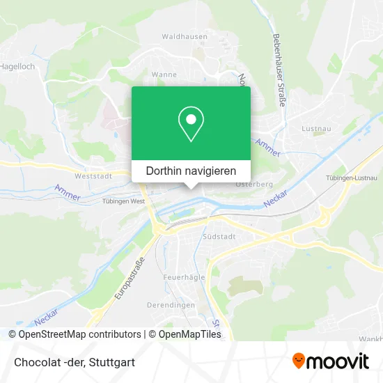 Chocolat -der Karte
