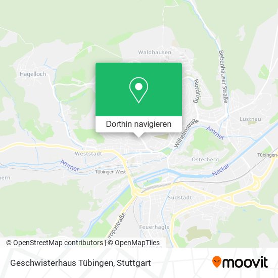 Geschwisterhaus Tübingen Karte