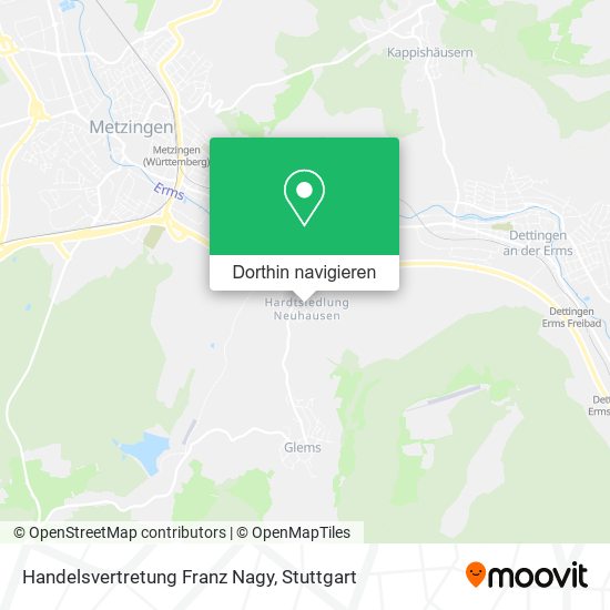 Handelsvertretung Franz Nagy Karte