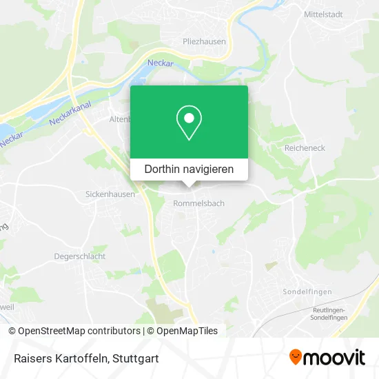 Raisers Kartoffeln Karte