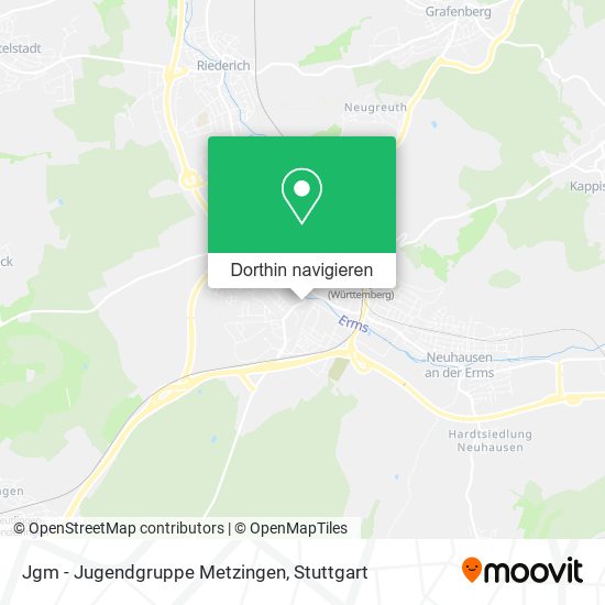 Jgm - Jugendgruppe Metzingen Karte