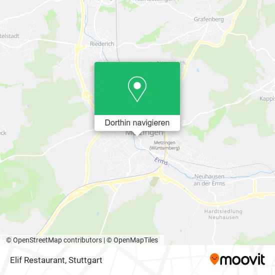 Elif Restaurant Karte