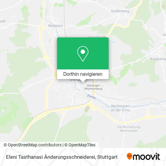 Eleni Tasthanasi Änderungsschneiderei Karte