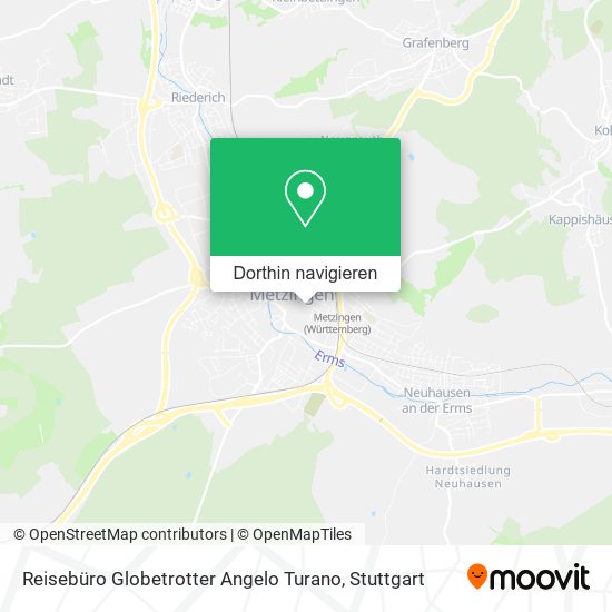 Reisebüro Globetrotter Angelo Turano Karte