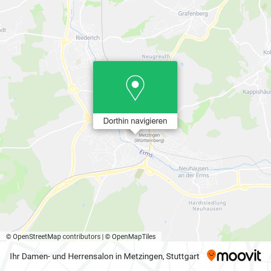 Ihr Damen- und Herrensalon in Metzingen Karte
