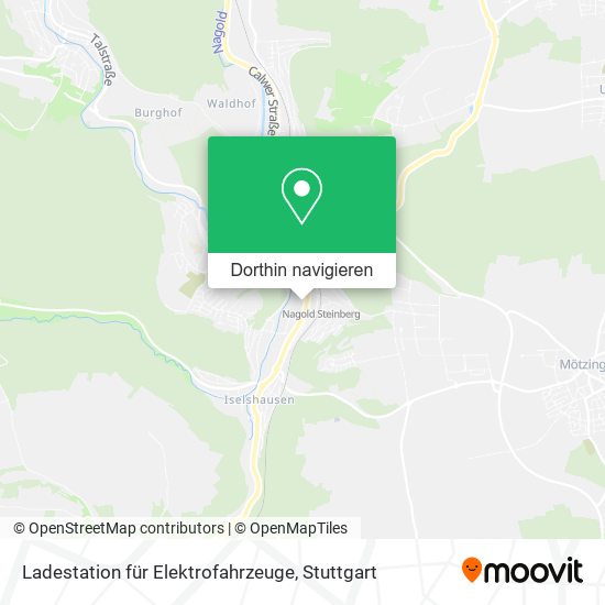 Ladestation für Elektrofahrzeuge Karte