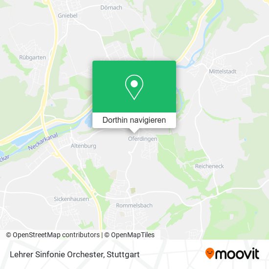 Lehrer Sinfonie Orchester Karte