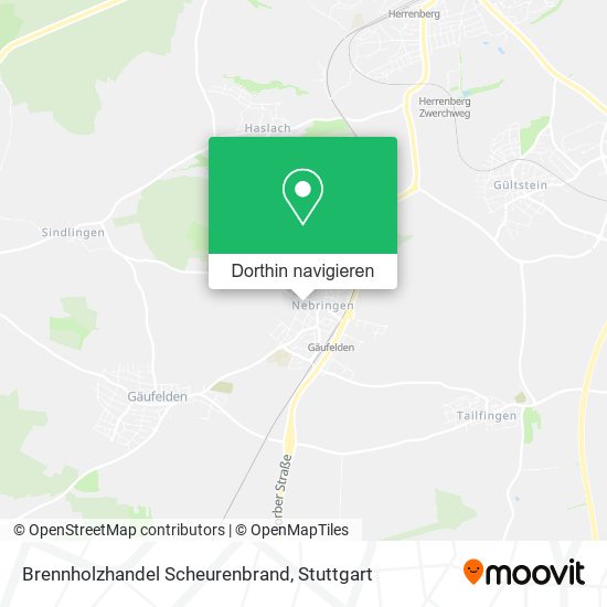 Brennholzhandel Scheurenbrand Karte