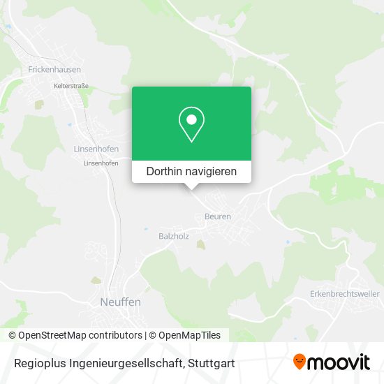 Regioplus Ingenieurgesellschaft Karte