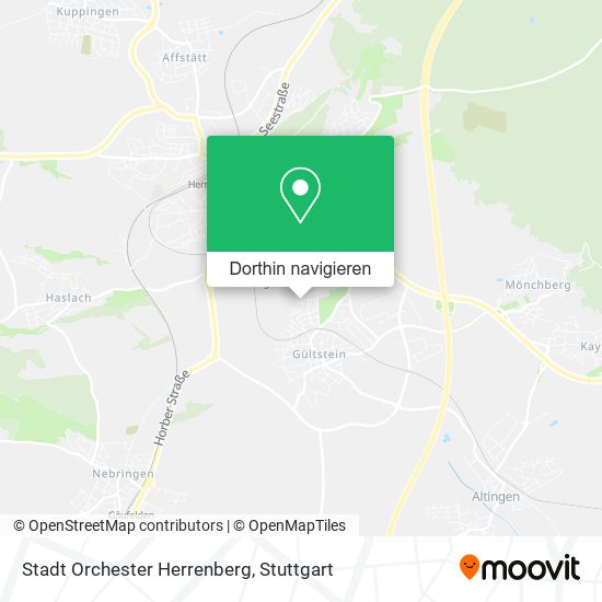 Stadt Orchester Herrenberg Karte