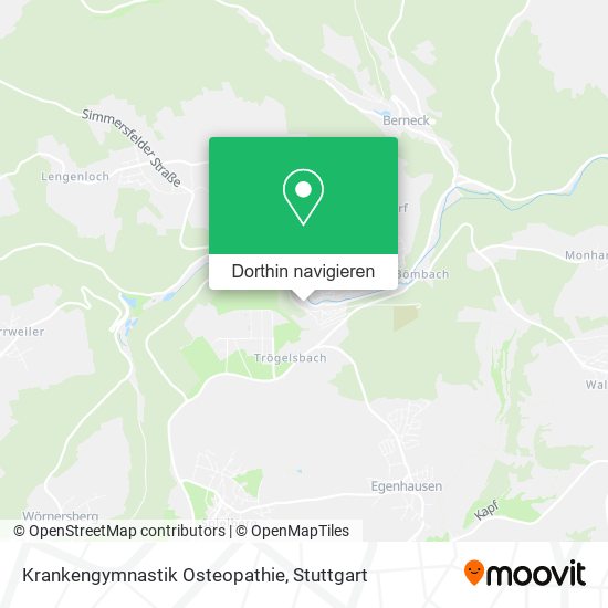 Krankengymnastik Osteopathie Karte