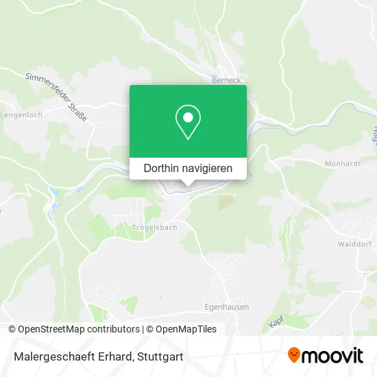 Malergeschaeft Erhard Karte