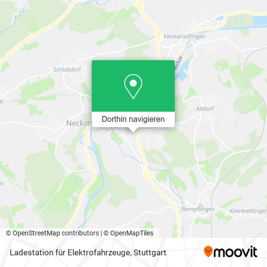 Ladestation für Elektrofahrzeuge Karte