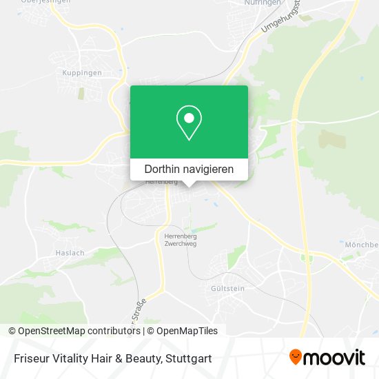 Friseur Vitality Hair & Beauty Karte