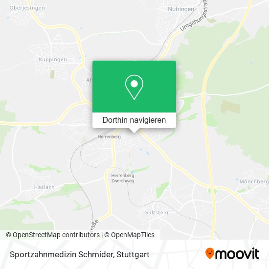 Sportzahnmedizin Schmider Karte