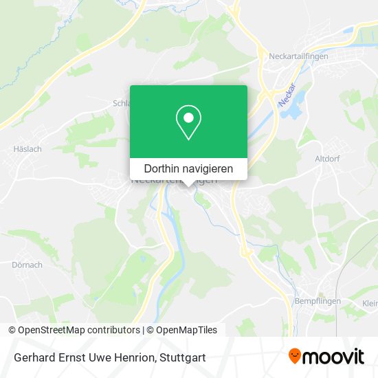 Gerhard Ernst Uwe Henrion Karte