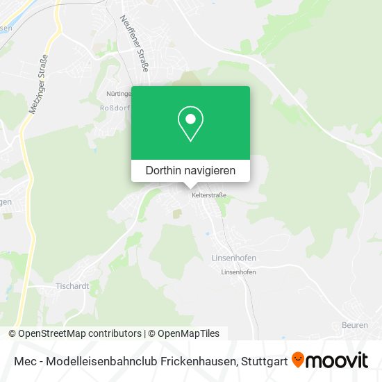 Mec - Modelleisenbahnclub Frickenhausen Karte