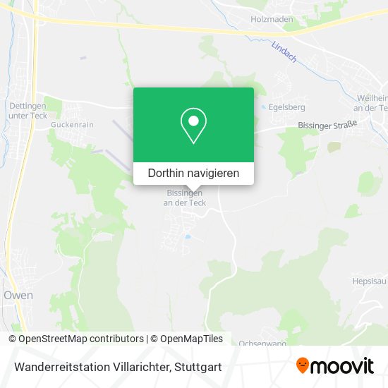 Wanderreitstation Villarichter Karte