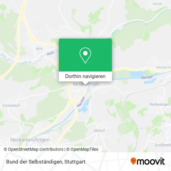 Bund der Selbständigen Karte