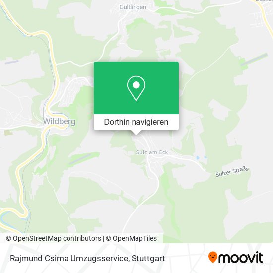 Rajmund Csima Umzugsservice Karte