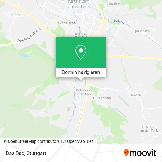Das Bad Karte