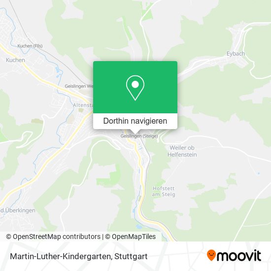 Martin-Luther-Kindergarten Karte