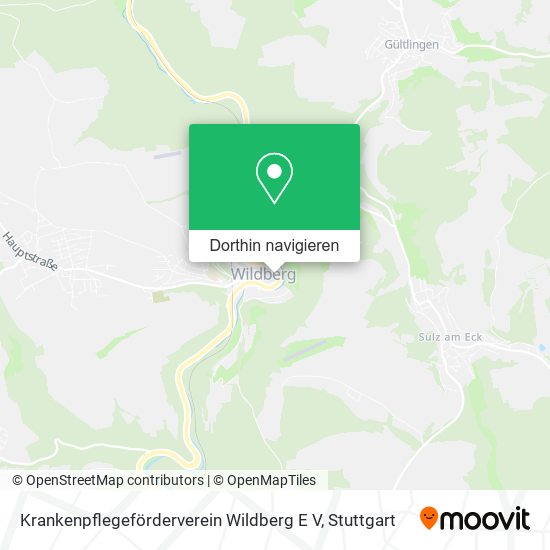 Krankenpflegeförderverein Wildberg E V Karte