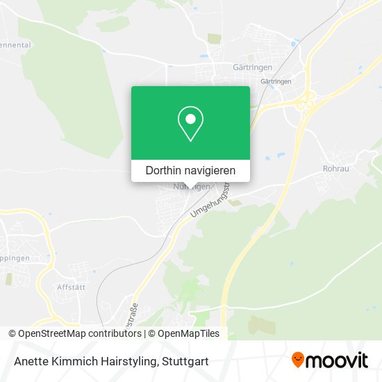 Anette Kimmich Hairstyling Karte